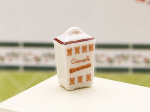 French Kitchen Storage Jar Fèves - Perfect for Dollhouse Kitchens