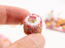 Load image into Gallery viewer, Pink Bountiful Blossoms Cake - Handmade Miniature Food