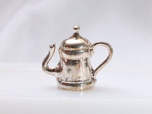 Series of "Argenterie" Silver Teapots, Jug, Urns - Fèves - 12th scale Miniature Dollhouse Accessories