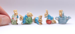 Official Peter Rabbit Decorative Miniature Ornaments - 12th Scale Dollhouse Miniature