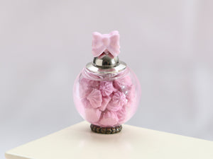 Glass Jar of Pink Meringues - Miniature Food