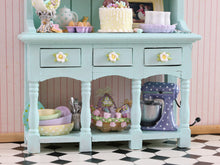 Load image into Gallery viewer, Unique Easter Shelf Unit Filled with Handmade Items- Decorated Miniature Furniture