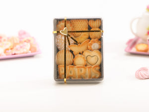 Gift Box of French Butter Cookies from Paris - Miniature Food