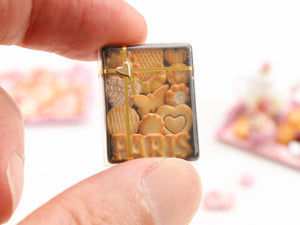 Gift Box of French Butter Cookies from Paris - Miniature Food