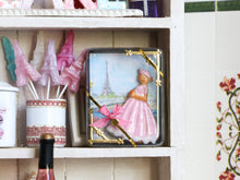 Load image into Gallery viewer, Parisian Lady Pink Cookie Souvenir Gift Box, Eiffel Tower - Handmade Miniature