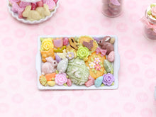 Load image into Gallery viewer, Assorted Easter/Spring Cookies Display - OOAK - 2022D - Handmade Miniature Food