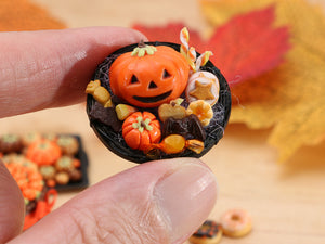 Halloween Trick or Treat Basket - 12th Miniature Food