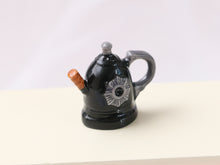 Load image into Gallery viewer, Series of &quot;British&quot; Inspired Porcelain Teapots - Fèves - 12th scale Miniature Dollhouse Accessorie