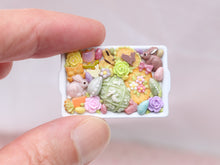 Load image into Gallery viewer, Assorted Easter/Spring Cookies Display - OOAK - 2022D - Handmade Miniature Food