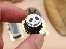 Load image into Gallery viewer, Halloween &quot;Jack Skellington&quot; Cake - 12th Scale Handmade Dollhouse Miniature Food