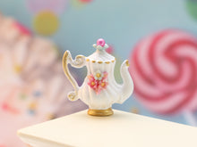 Load image into Gallery viewer, Ornate Miniature Teapot - Birthday Collection - 12th Scale Dollhouse Miniature