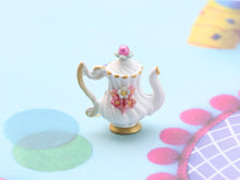 Load image into Gallery viewer, Ornate Miniature Teapot - Birthday Collection - 12th Scale Dollhouse Miniature