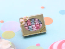 Load image into Gallery viewer, Gift Box of Pink and Blue Candy Bears - Birthday Collection - Miniature Food