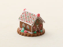 Load image into Gallery viewer, Miniature Gingerbread House - Handmade Miniature in 12th Scale