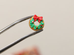 Four Designs of Individual Luxury Christmas Donuts - Miniature Food