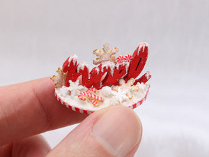 Noel Christmas Decoration - Snowflakes - Handmade Miniature Decoration
