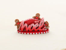 Load image into Gallery viewer, Noel Christmas Decoration - Gingerbread Men - Handmade Miniature Decoration
