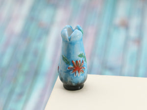 Vintage Art Nouveau Style Gallé Vase - Blue Collection - Miniature Decoration