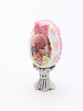 Load image into Gallery viewer, Pink Panoramic Easter Egg - Miniature Easter Decoration