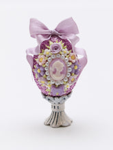 Load image into Gallery viewer, Decorative Cameo Easter Egg in Choice of Four Colours - Handmade Miniature