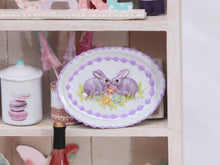 Load image into Gallery viewer, Decorative Bunny Plate for Easter/Spring - Choice of 4 Colours
