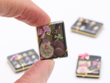 Load image into Gallery viewer, Milk Chocolate Rabbit and Easter Egg Cookie Gift Box - Miniature Food