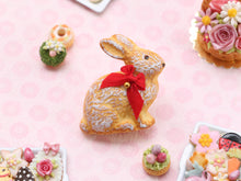 Load image into Gallery viewer, Rabbit-shaped Easter Brioche - Handmade Miniature Food