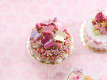 Load image into Gallery viewer, Butterflies on Blossom Easter Cake - Pink - OOAK - Handmade Miniature Food
