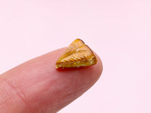 Load image into Gallery viewer, Galette des Rois, Cut with Heart-Shaped Fève and 2 Slices - French Epiphany Pastry (M) - 12th Scale Miniature Food