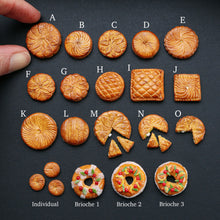 Load image into Gallery viewer, Galette des Rois - French Epiphany Pastry (L) - 12th Scale Miniature Food