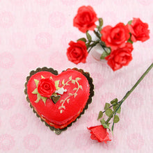 Load image into Gallery viewer, Le Valentin 2021 Limited Edition - Heart-Shaped Romantic Red Macaron - Handmade Miniature Food