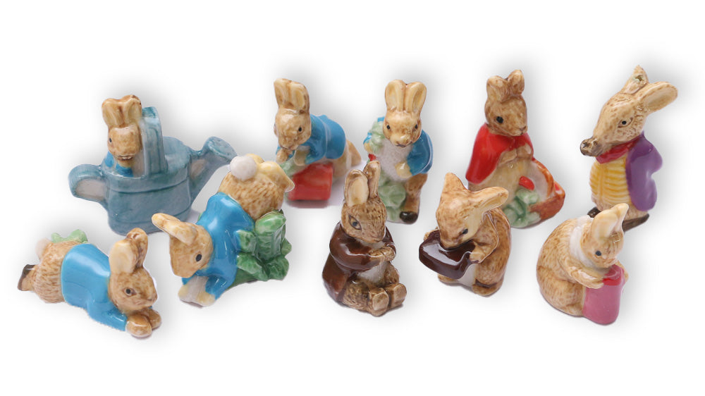 Peter Rabbit Decorative Miniature Fève Ornaments - 12th Scale Miniature ...