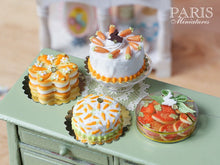 Load image into Gallery viewer, Easter Carrot Cake - Miniature Food in 12th Scale for Dollhouse