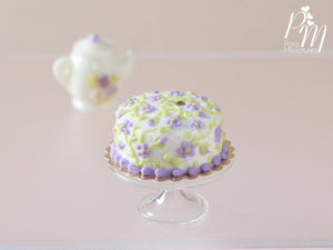 Lilac Blossoms Cake - Miniature Food