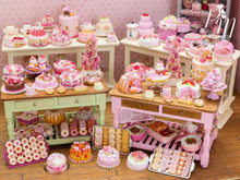 Load image into Gallery viewer, Pink-Themed Butter Cookies on Metal Baking Tray (Hearts, Gift Packets etc) - Miniature Food
