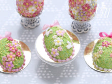 Load image into Gallery viewer, Spring Garden Blossom and Rabbits Easter Egg Cake (D - Light Pink)