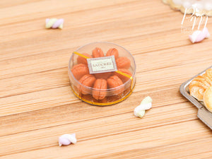 Gift Box / Presentation of Salted Butter Caramel "Parisian" Macaroons - Miniature Food