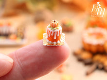 Load image into Gallery viewer, Individual Autumn/Halloween &quot;Drip Cake&quot; Decorated with Pumpkin - Miniature Food