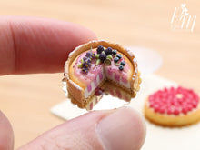 Load image into Gallery viewer, Dark Fruit Cut Cheesecake Decorated with Blackberry, Blueberry, Blackcurrant