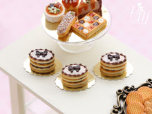 Load image into Gallery viewer, Shortbread Sablé (French Biscuit) Filled with Chocolate Cream, Decorated with Chocolate Bow