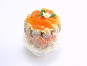 French Charlotte aux Clementines - 12th Scale Miniature Food