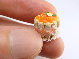 French Charlotte aux Clementines - 12th Scale Miniature Food