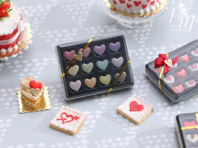 Load image into Gallery viewer, Box of Twelve Coloured Heart-Shaped Miniature Candies