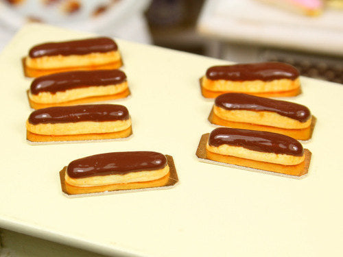 Chocolate Eclair - French Pastry in 12th Scale