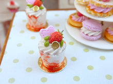 Load image into Gallery viewer, Strawberry Sundae - Miniature Food in 12th Scale