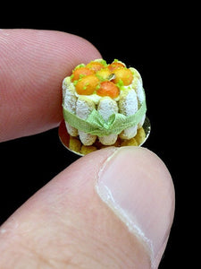 Apricot Charlotte - 12th Scale Handmade Miniature Food