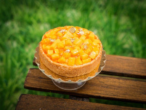 Tarte à la Mangue - French Mango Tart - Miniature Food in 12th Scale