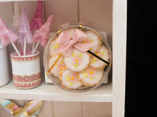 Load image into Gallery viewer, Pink Blossom Cookies Gift Box - Miniature Food in 12th Scale
