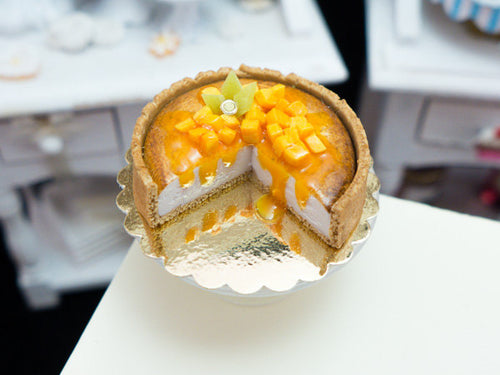 Mango Cheesecake - 12th Scale Miniature Food