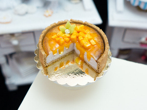 Mango Cheesecake - 12th Scale Miniature Food